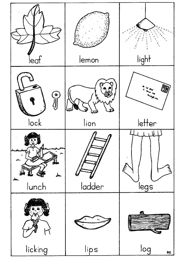 speech therapy l words